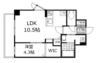 ソレイユ深草【2階】の間取り