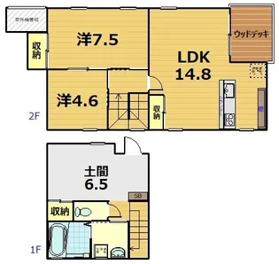 GOMON MOMOYAMAの間取り