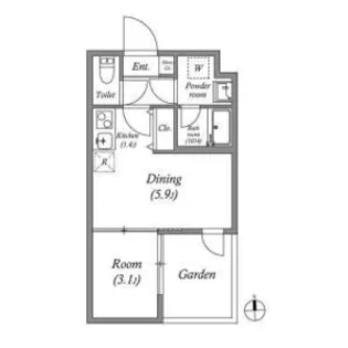 VINA山科WEST(ヴィーナヤマシナウエスト)【3階】の間取り