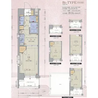 エステムプラザ京都烏丸五条【9階】の間取り
