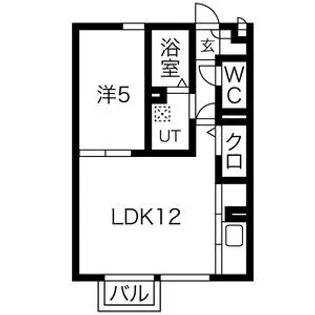 アーバンスクエアII【1階】の間取り