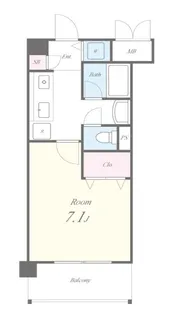 サントゥールくいな橋【3階】の間取り