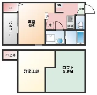 Hale Mahalo【1階】の間取り
