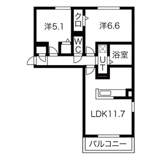 Bonheur(ボヌール)【2階】の間取り