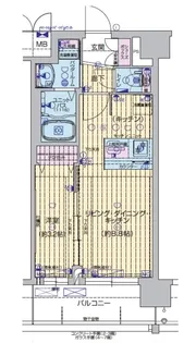 プレサンスTHE KYOTO 粋都【7階】の間取り