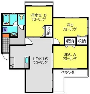 パルテール日吉本町【1階】の間取り
