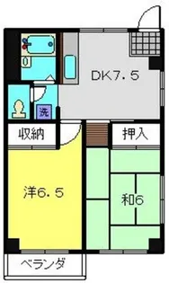 ハウス師岡【3階】の間取り