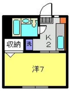 サンパレス【101号室】の間取り