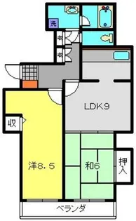 新川崎ロイヤルパレス【5階】の間取り