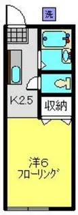 サンシティヌキナ【101号室】の間取り