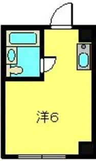 1Rの間取り画像