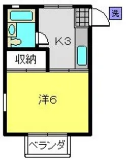 ハイツTSK【203号室】の間取り