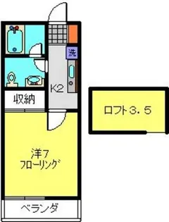 オレンジヒルズ日吉【203号室】の間取り