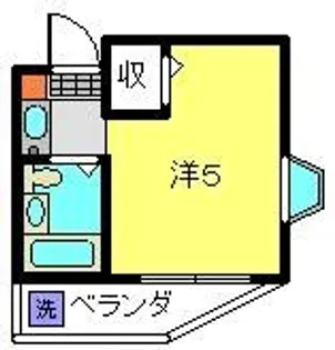 スターフィールド日吉【201号室】の間取り