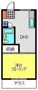 ハニーハイツ松野【103号室】の間取り