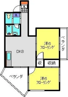 サンヴィレッジやしま【3階】の間取り