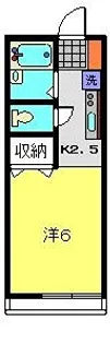 ファウンテンヒル【202号室】の間取り
