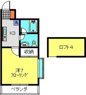 オレンジヒルズ日吉【206号室】の間取り