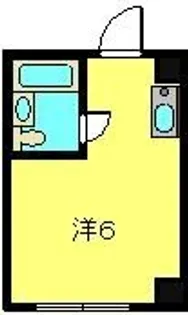 1Rの間取り画像