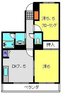 エザンス【2階】の間取り