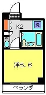 ラスール日吉【111号室】の間取り