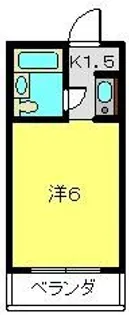 1Rの間取り画像