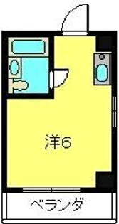 1Rの間取り画像