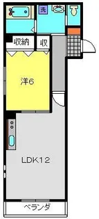 ディア・ロードUP【1階】の間取り