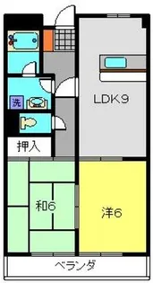 青山コーポA棟【305号室】の間取り