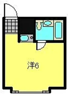 鶴田第一ビル【405号室】の間取り