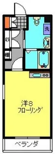 日吉セントラルアネックス【101号室】の間取り