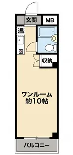 ベルビュー日吉【1階】の間取り