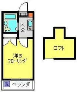 グランディー井田【2階】の間取り