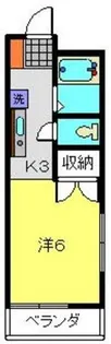 パティオ日吉【207号室】の間取り