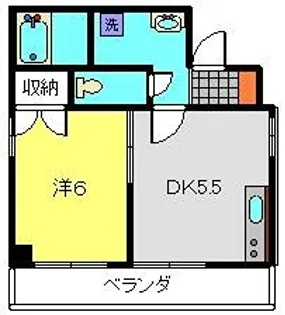 鈴木マンション【401号室】の間取り