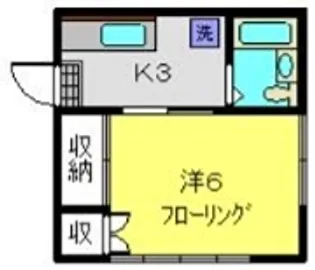 リバレインつちや【201号室】の間取り