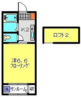 ウィステリア【102号室】の間取り