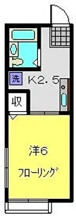 グリーンヒルIV【102号室】の間取り