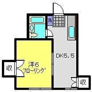ハイムK【1階】の間取り