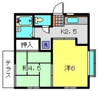 グレース羽黒【102号室】の間取り