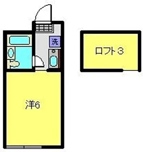 ハイツアップル【103号室】の間取り