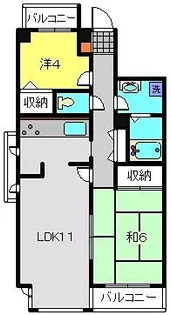 フレイスハイムII【2階】の間取り
