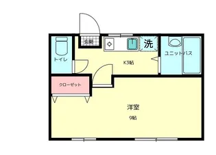 ハイツ恵【1階】の間取り