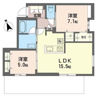 ヴェルデ アリエッタ【1階】の間取り