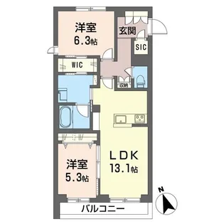 グランコート日吉アネックス【1階】の間取り