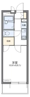 レオパレスファーストコートユウ【2階】の間取り