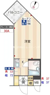 コンドミニアムメイ大倉山【3階】の間取り