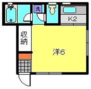 ハイツあすなろ【1階】の間取り