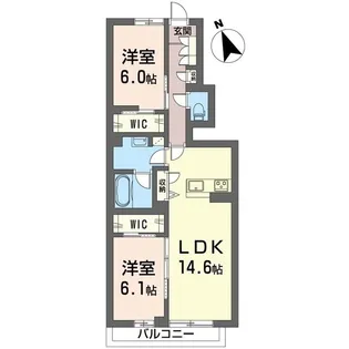 かじや坂ハウス【1階】の間取り