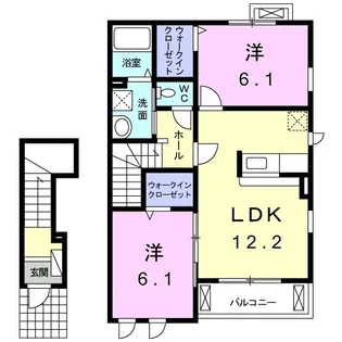 ブリーゼ【2階】の間取り